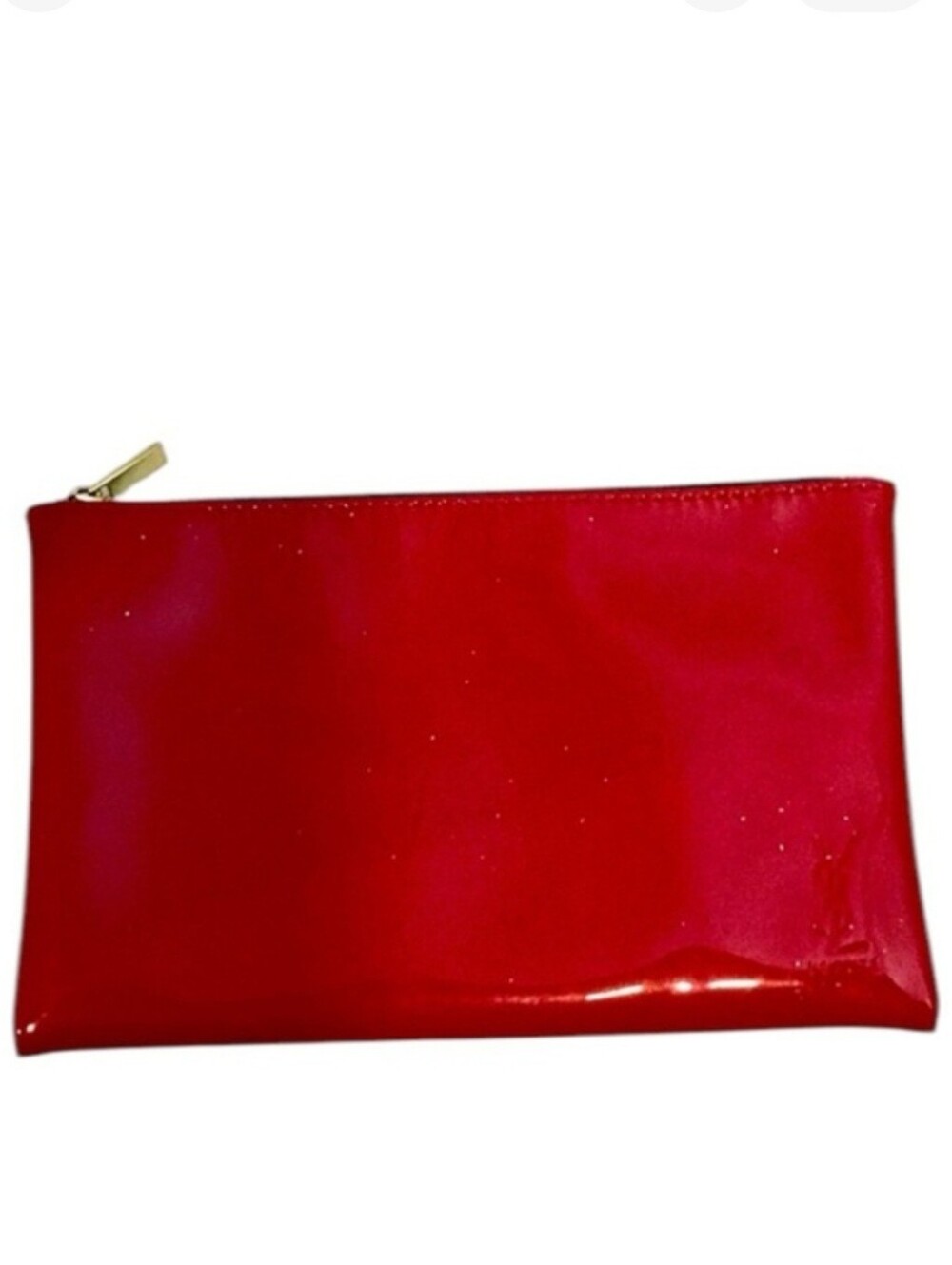 💚 YSL Glossy Red Cosmetics Bag